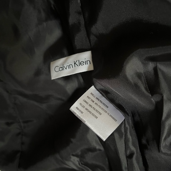 Calvin Klein black L  jacket with gold zippers and buttons. Perfect. - Picture 6 of 6